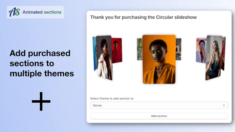 Animated Sections