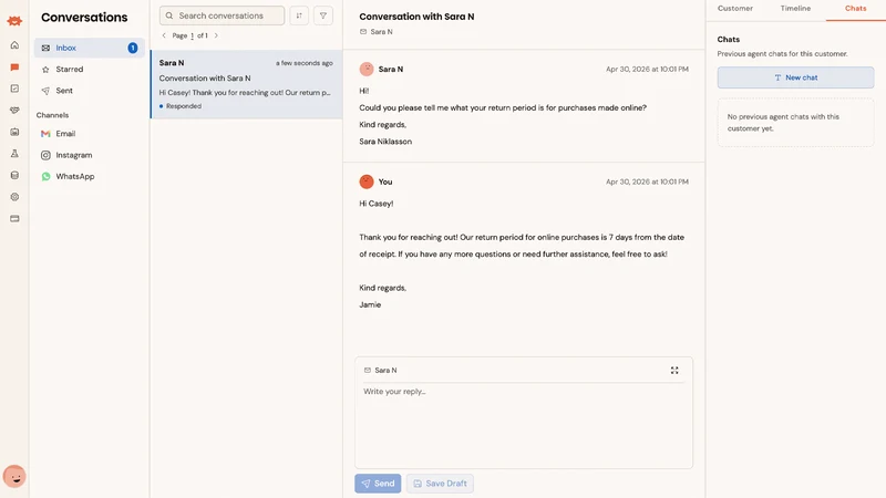 Amity: AI Customer Support