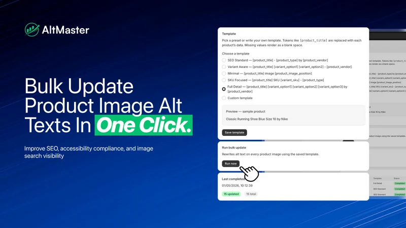 AltMaster: AI Alt Text SEO