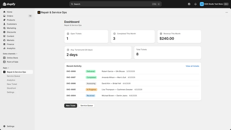 Repair & Service Ops by VZLAB