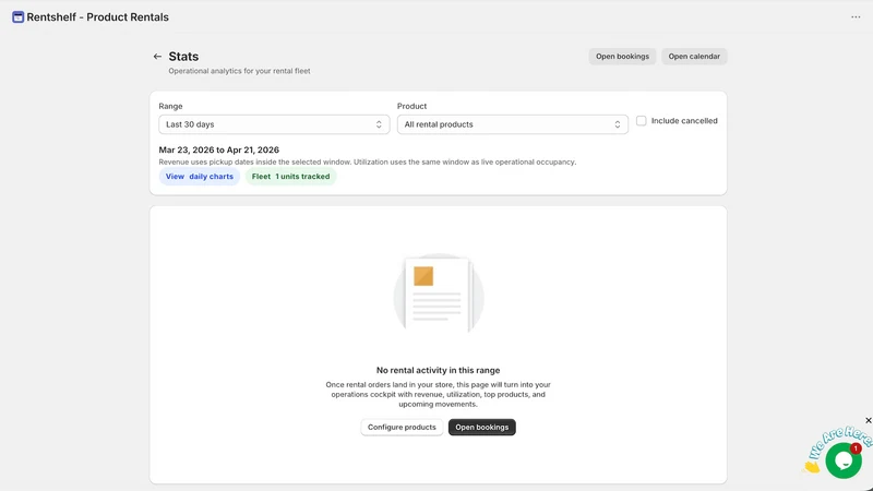 Rentshelf ‑ Product Rentals