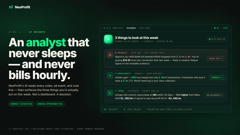 NeoProfit: AI Profit Tracker