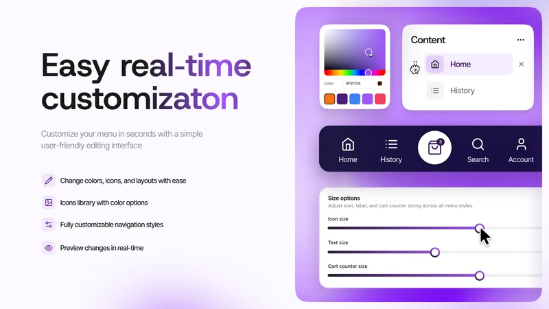 Quizell Smart AI Search & Menu