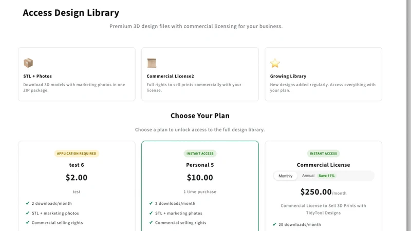 MakerVault: 3D File Licensing