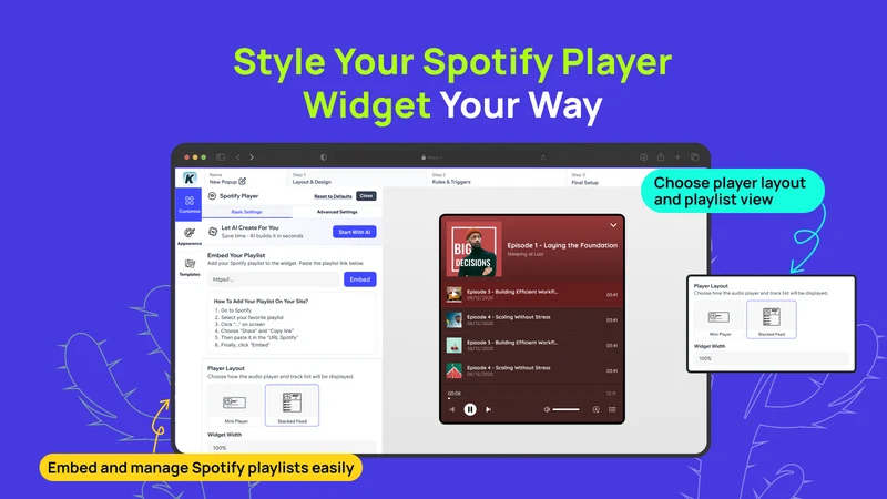K: Embed Spotify Player