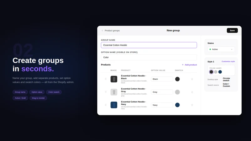 Groupify ‑ Products Group