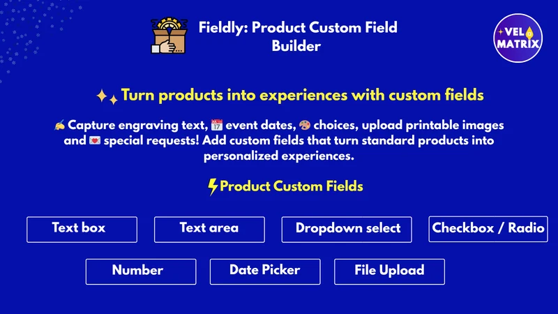 Fieldly: Product Custom Fields