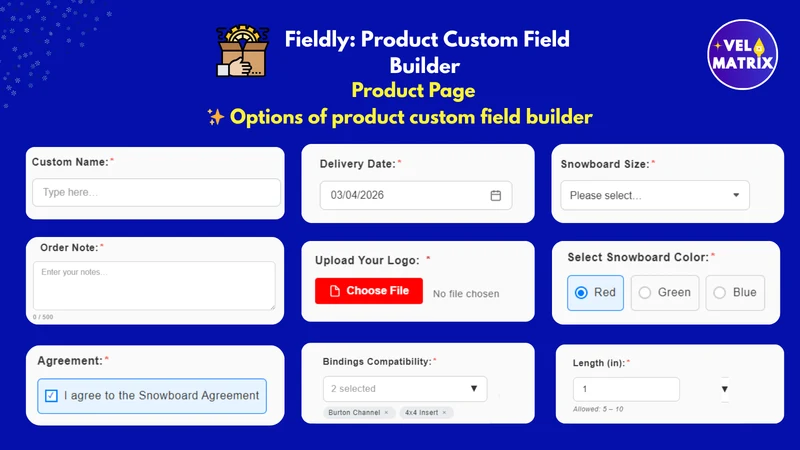 Fieldly: Product Custom Fields