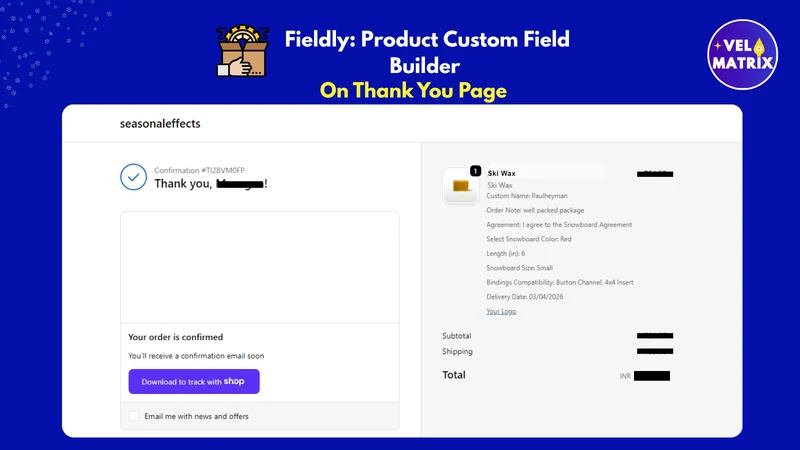 Fieldly: Product Custom Fields