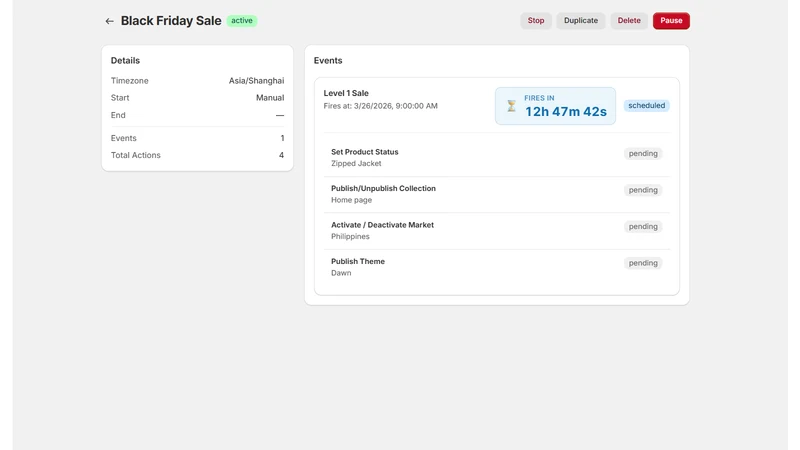 Schedulify — Event Scheduler