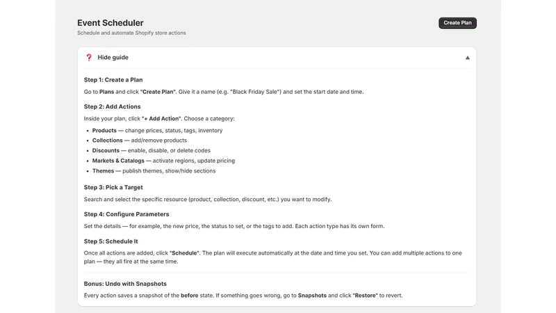 Schedulify — Event Scheduler