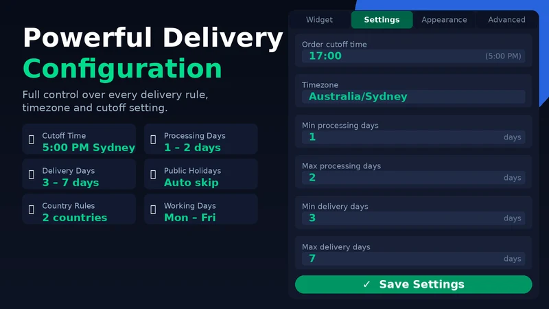 Estimated Delivery Date ‑ ETAs