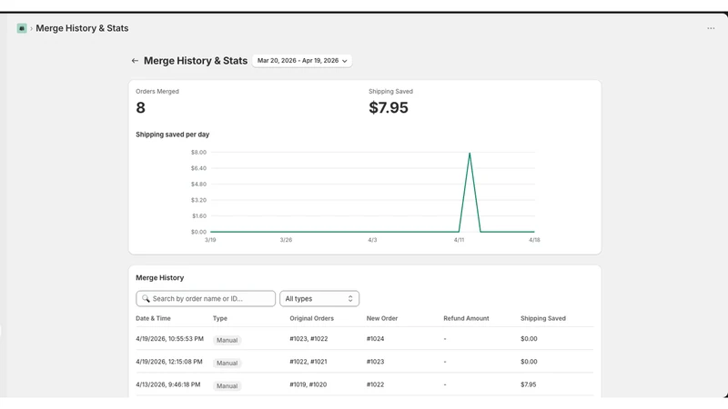 Order Merger by BoostApps