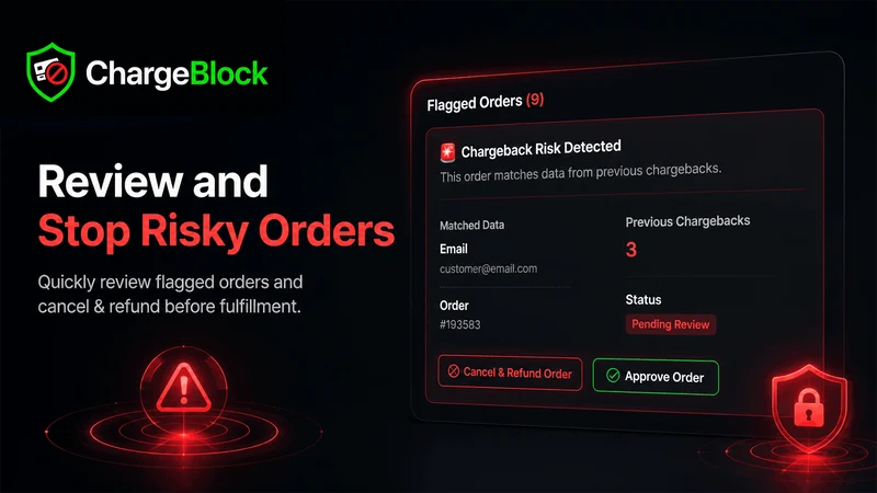 ChargeBlock: Stop Chargebacks
