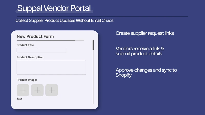 Suppal Vendor Portal
