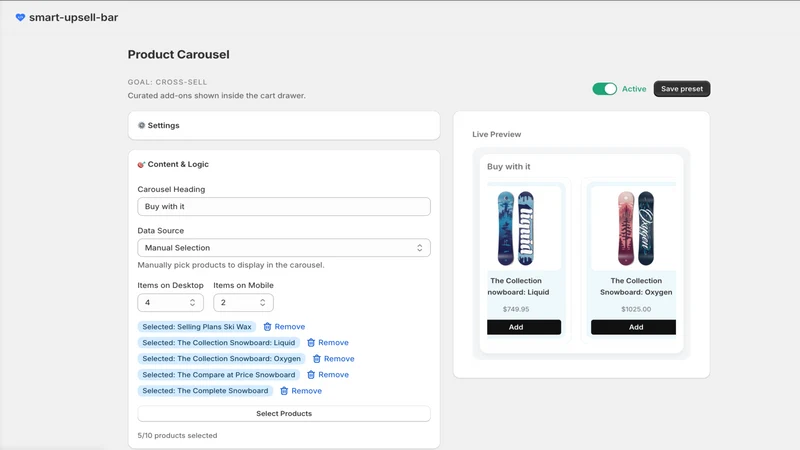 DobroCode: Smart Upsell