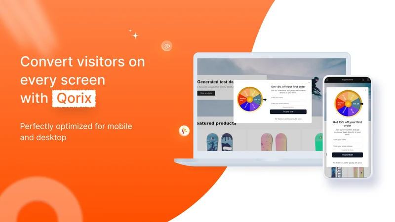 Qorix Popup & Spin Wheel