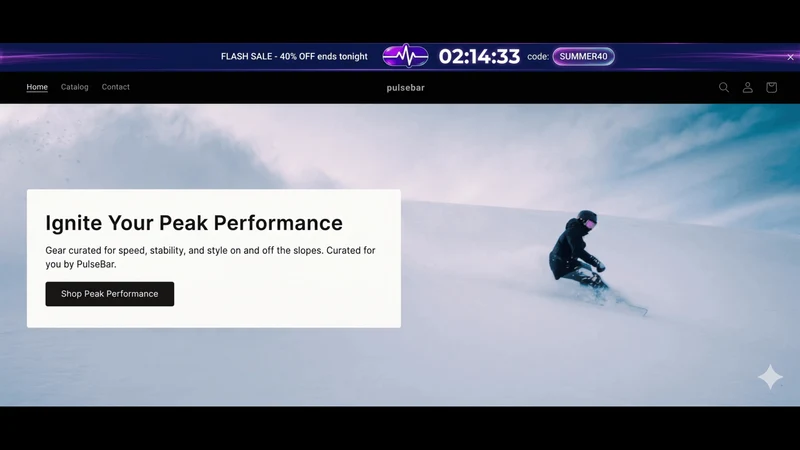 PulseBar Announcement Bars