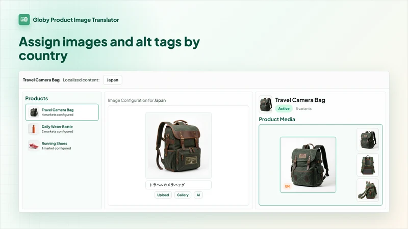 Globy Product Image Translator