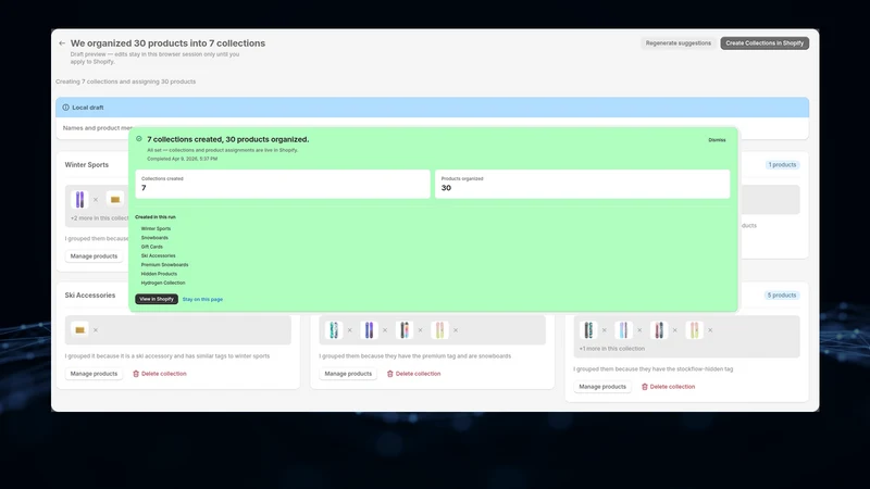 Colliom: AI Collection Builder