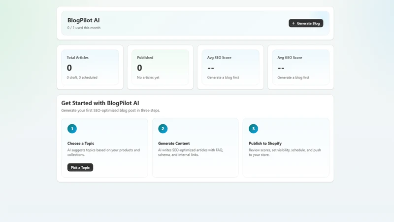 BlogPilot AI – SEO Blog Writer