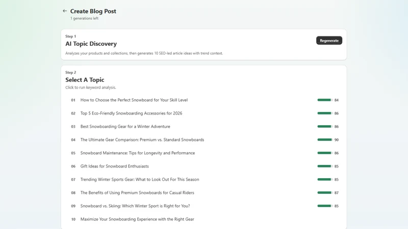 BlogPilot AI – SEO Blog Writer