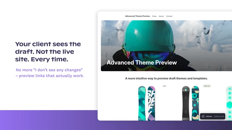 Avanced Theme Preview