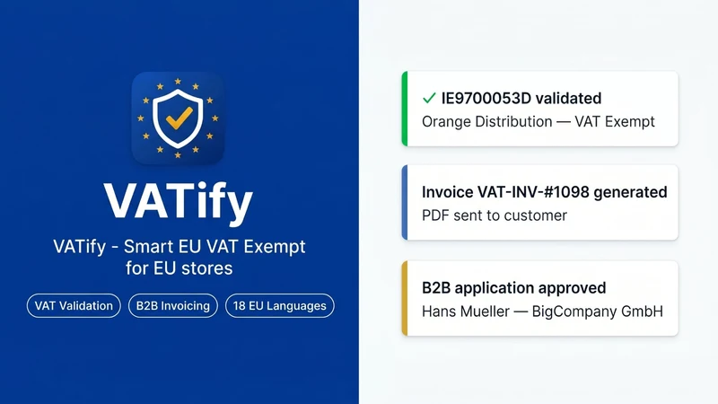 VATify ‑ Smart EU VAT Exempt