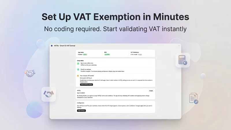 VATify ‑ Smart EU VAT Exempt
