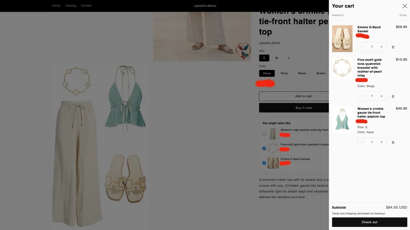 Upsella ‑ Upsell & Cross Sell