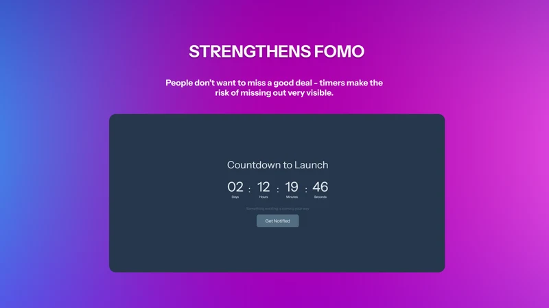 Ultima Countdown Timer