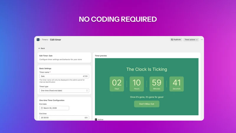 Ultima Countdown Timer