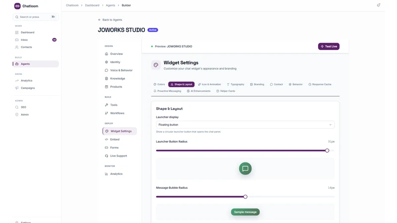 Chatloom: AI Sales Chatbot