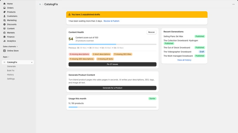CatalogFix