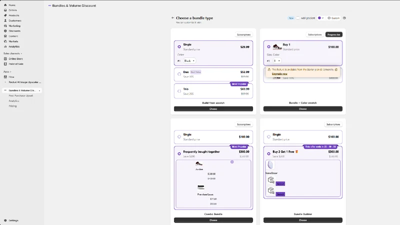 BVD ‑ Bundles & Upsells