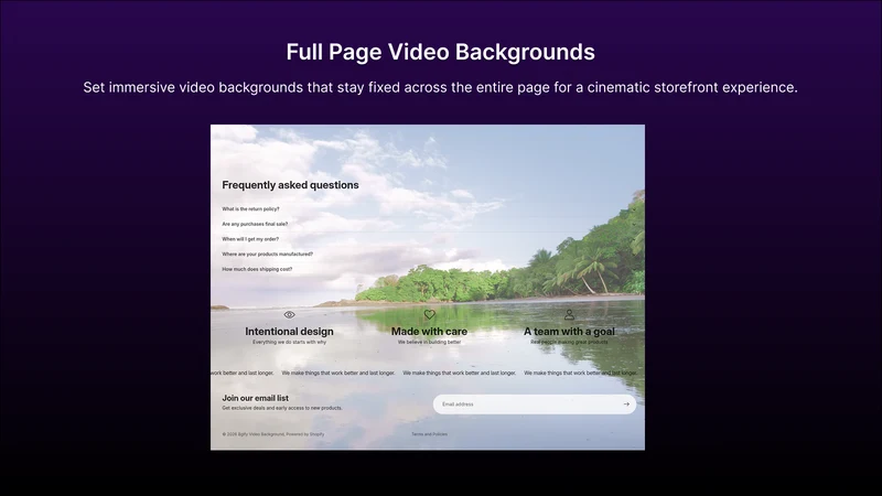 Bgify ‑ Video Background