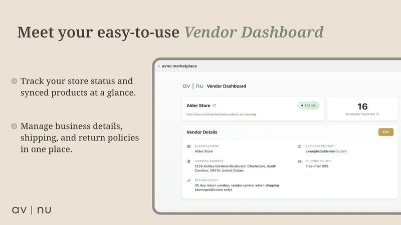 avnu Marketplace