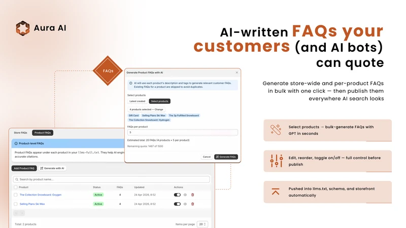 Aura AI: ChatGPT SEO Indexing