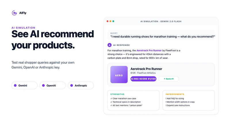 AIFly ‑ AI Catalog Optimizer