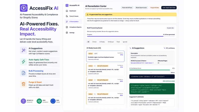 AccessiFix AI: Accessibility
