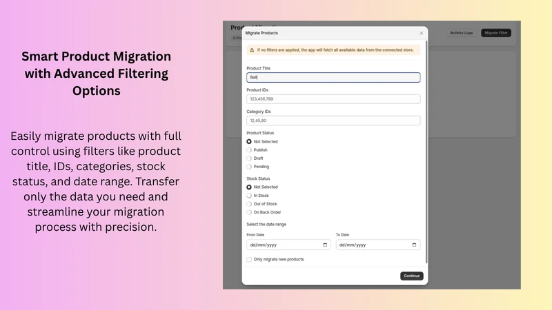 WBL ‑ WooCommerce Migrator