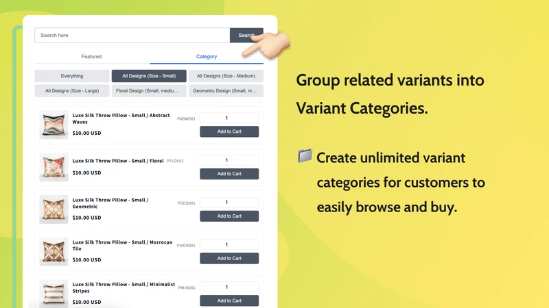Embed Variant Search Picker MP