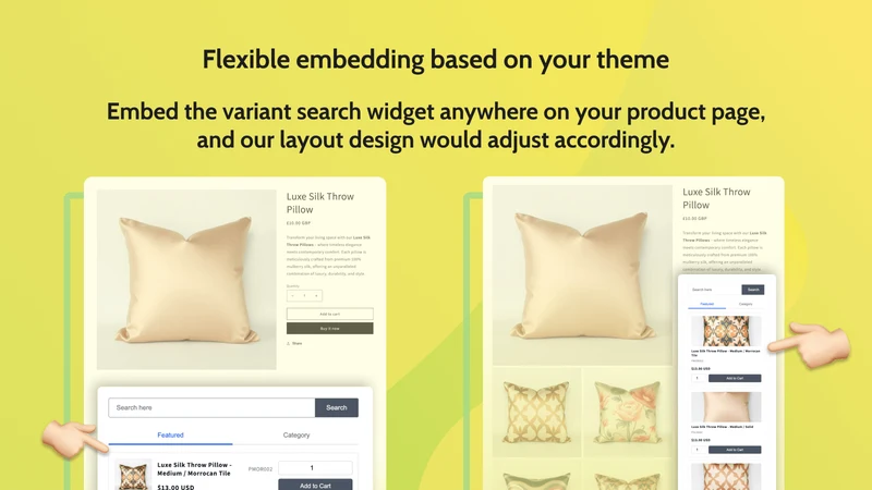 Embed Variant Search Picker MP