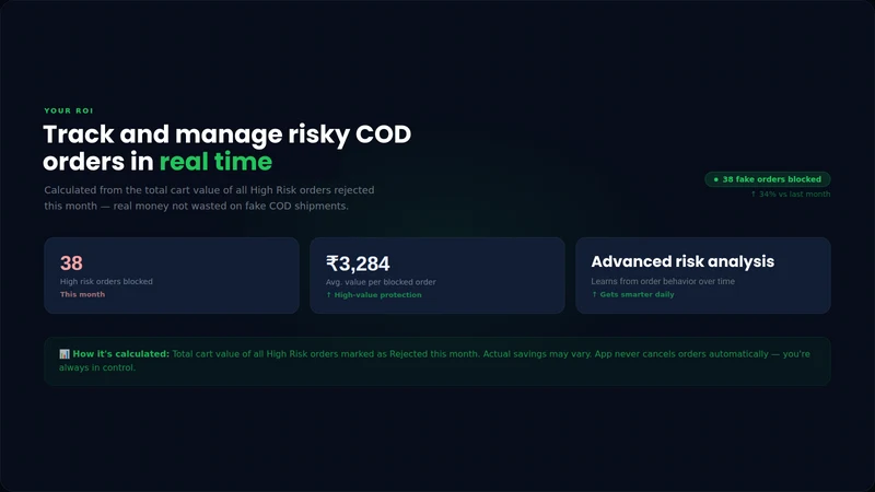 TrueCOD: Reduce RTO & Fraud
