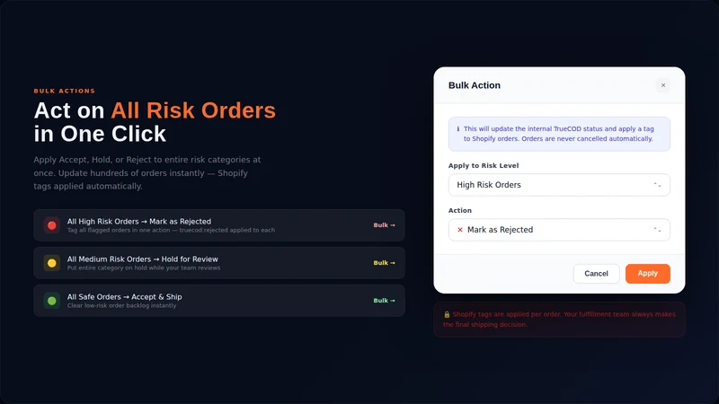TrueCOD: Reduce RTO & Fraud