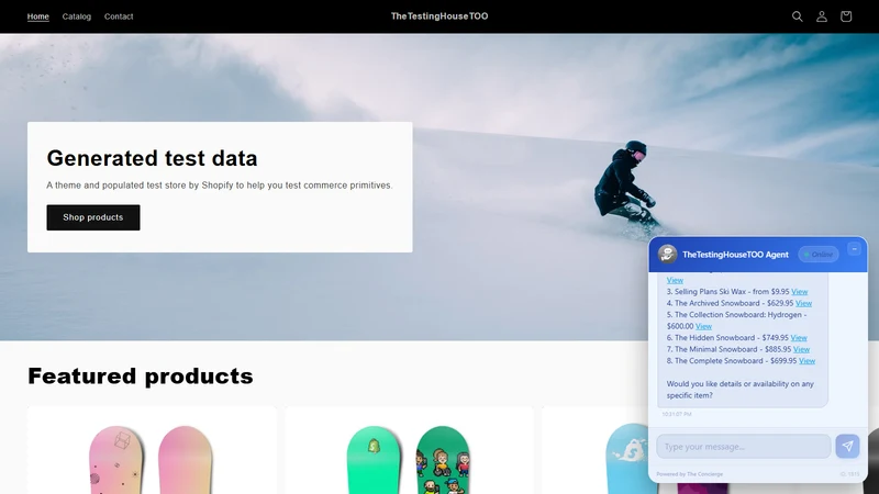 The Concierge AI Sales+Support