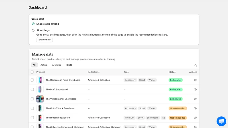 Suggestly – AI Recommendations