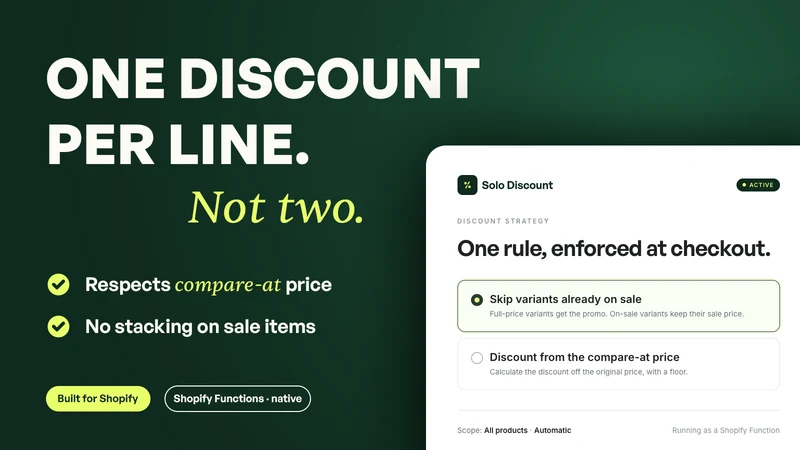 Solo Discount