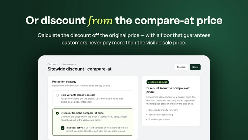 Solo Discount