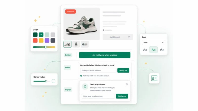 Notify Back in Stock Alert